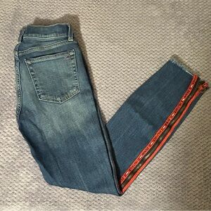Tommy Hilfiger logo tape zipper jeans